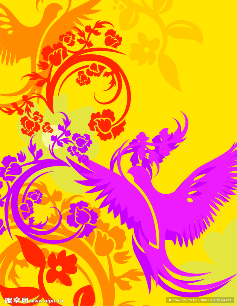 背景花纹