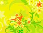 背景花纹
