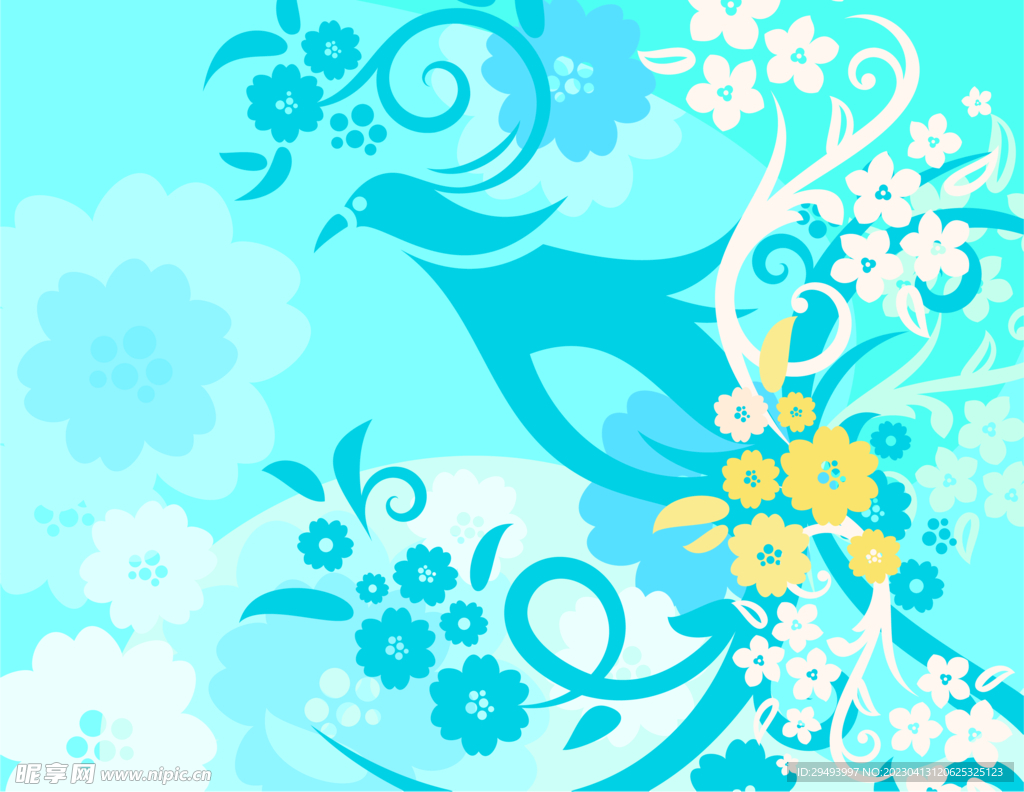 背景花纹