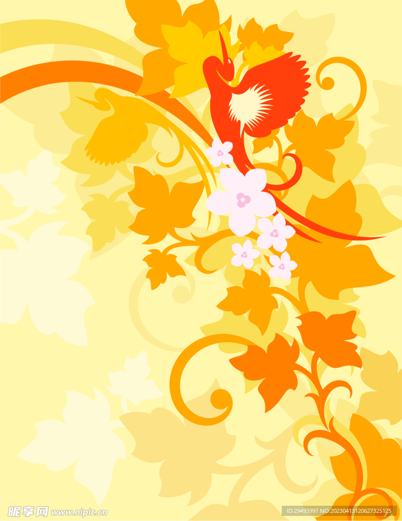 背景花纹