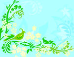背景花纹