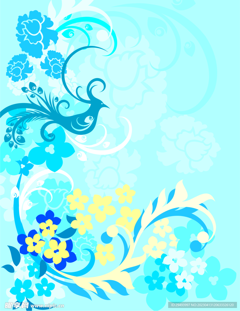 背景花纹