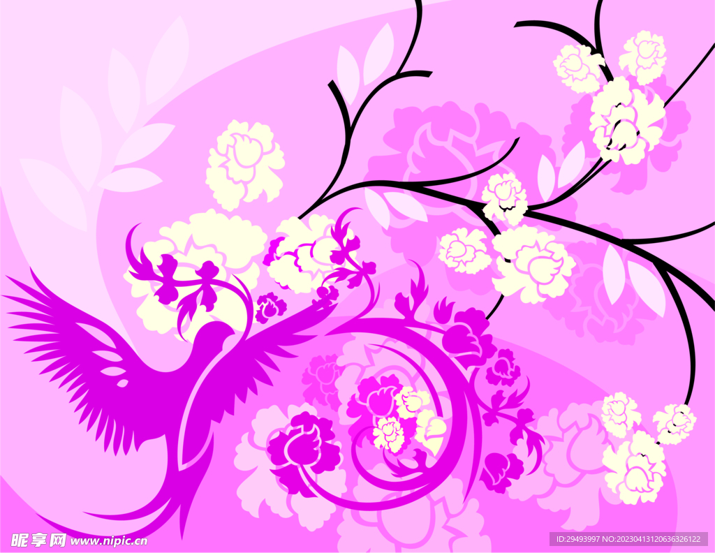 背景花纹