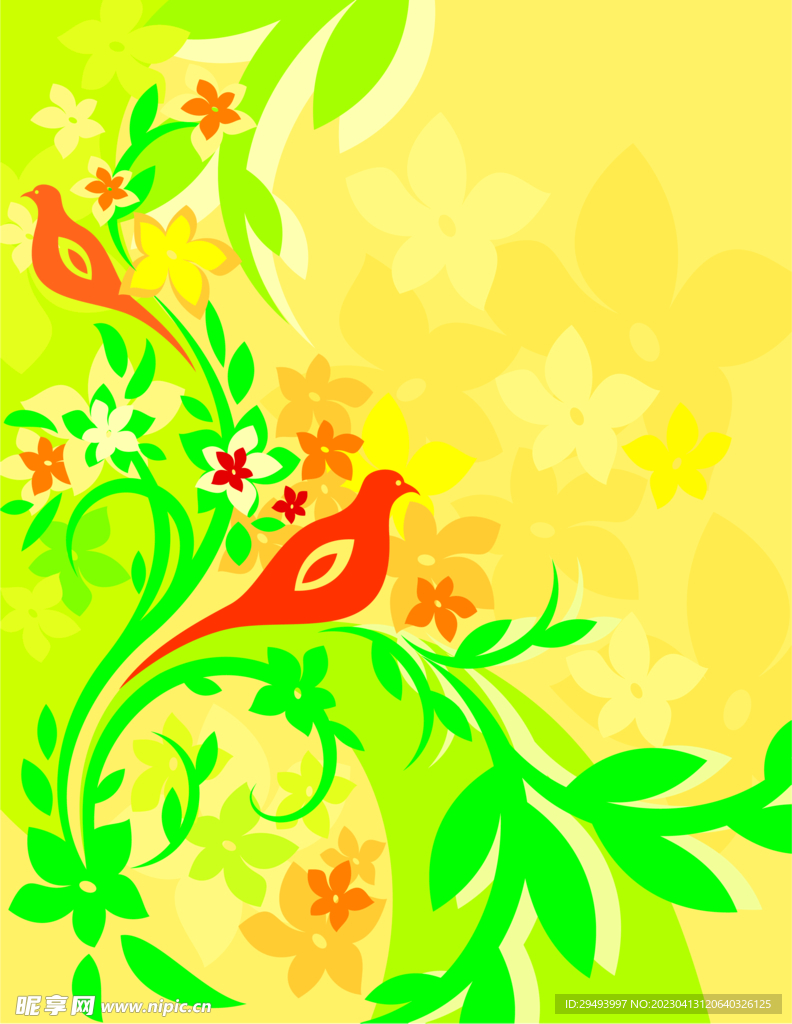 背景花纹