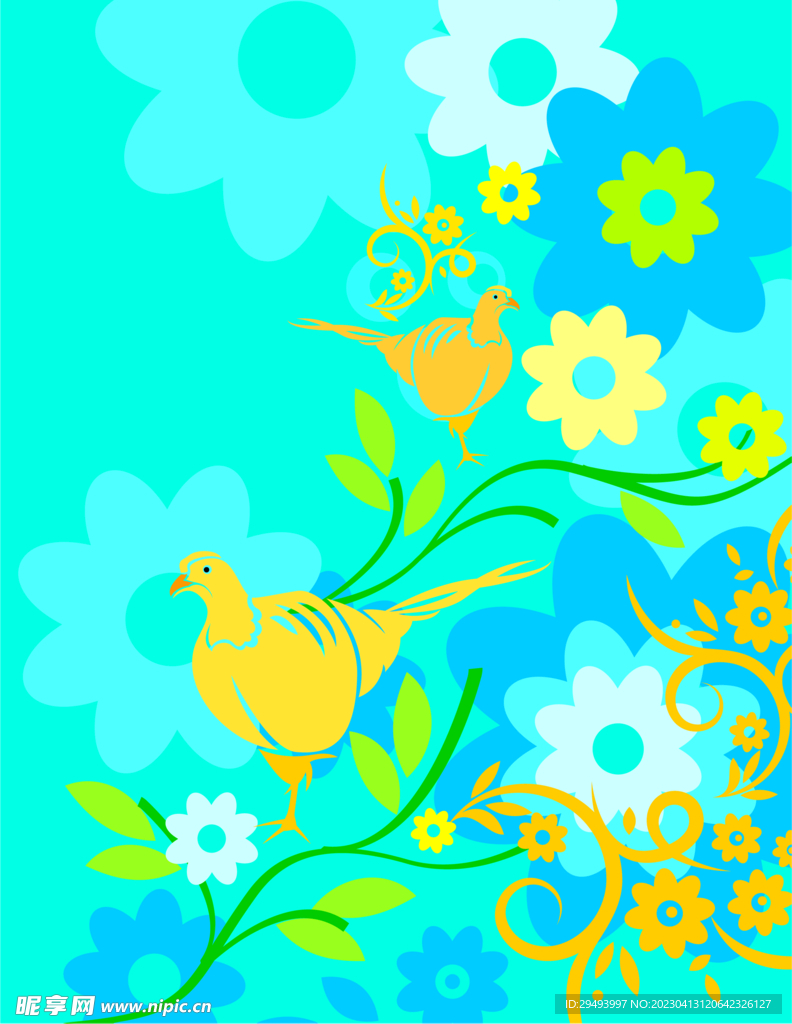 背景花纹