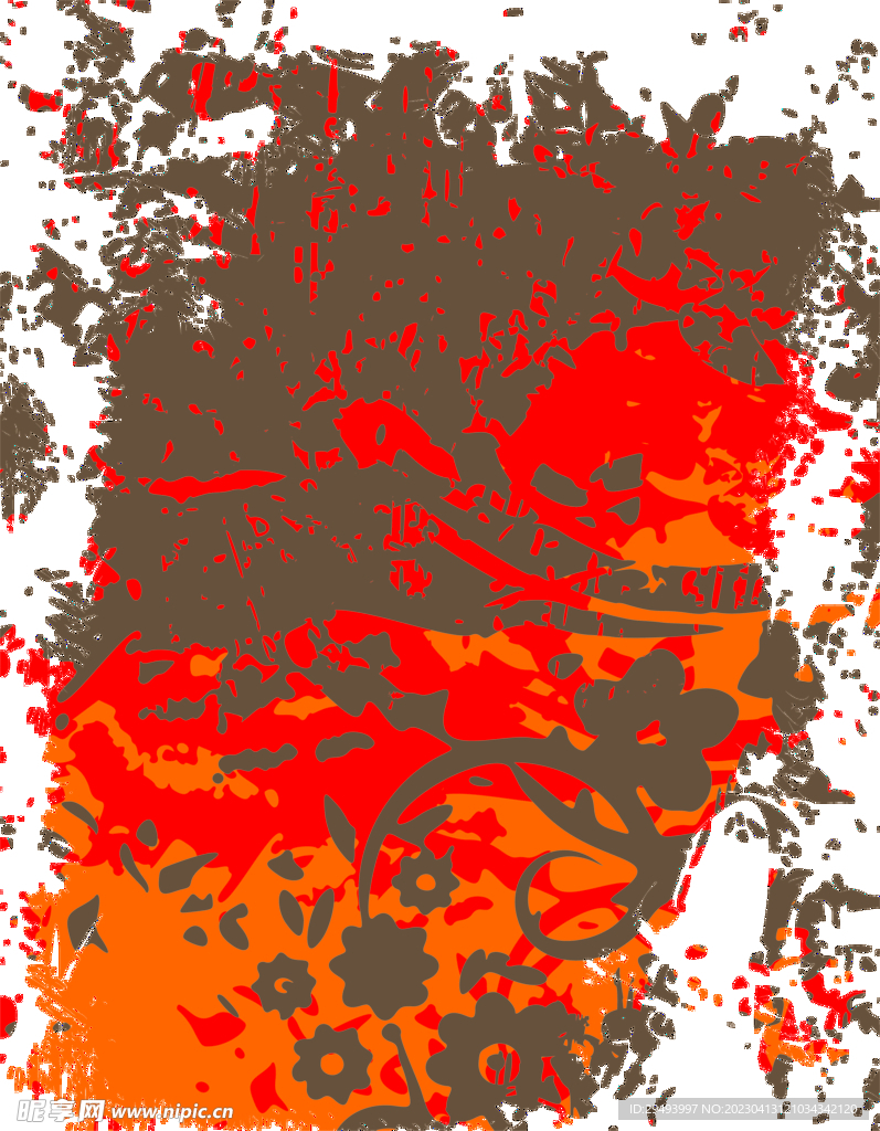 背景花纹