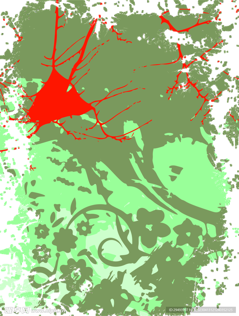 背景花纹