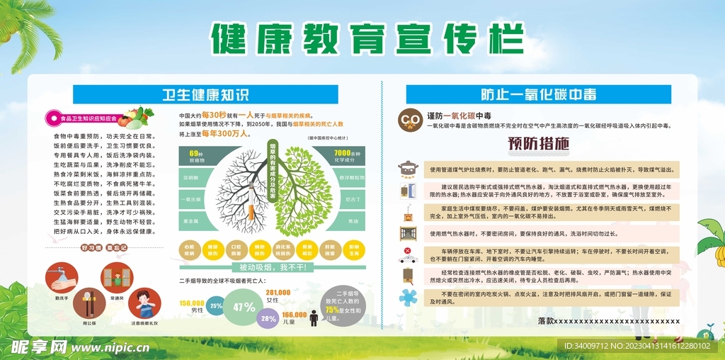 健康教育宣传栏