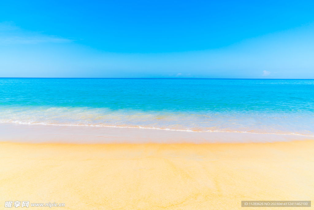 大海沙滩背景