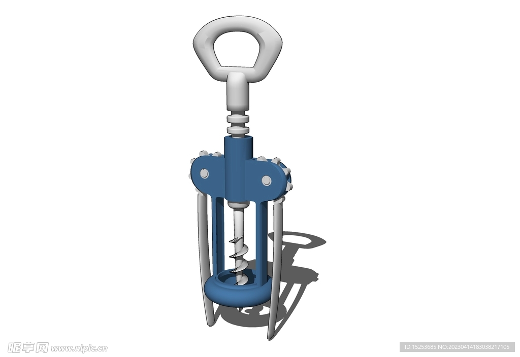 红酒开瓶器模型SKP草图大师