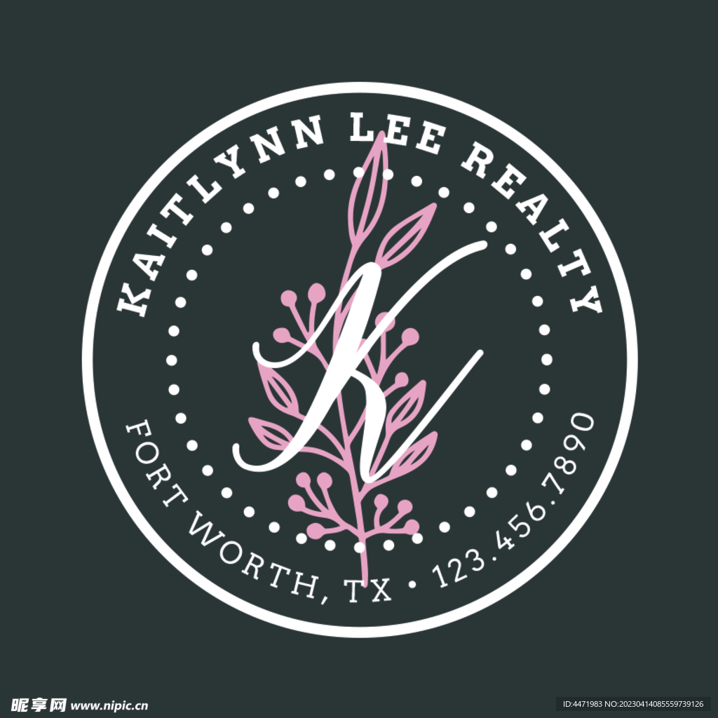  植物小清新logo