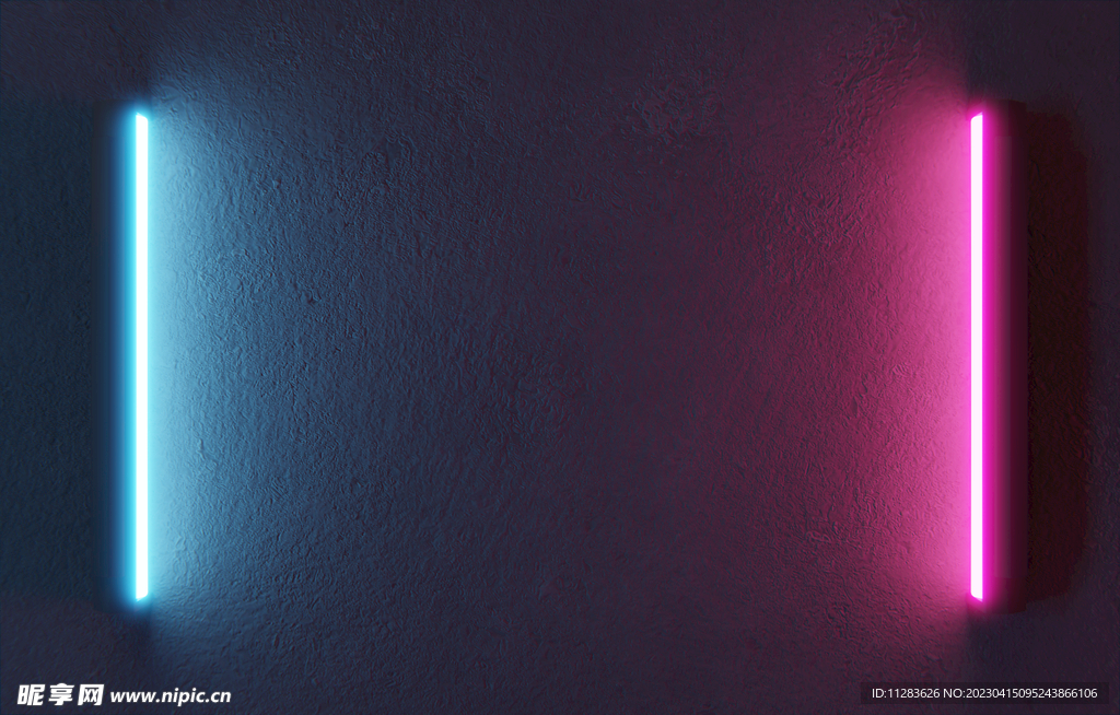 霓虹灯光感背景