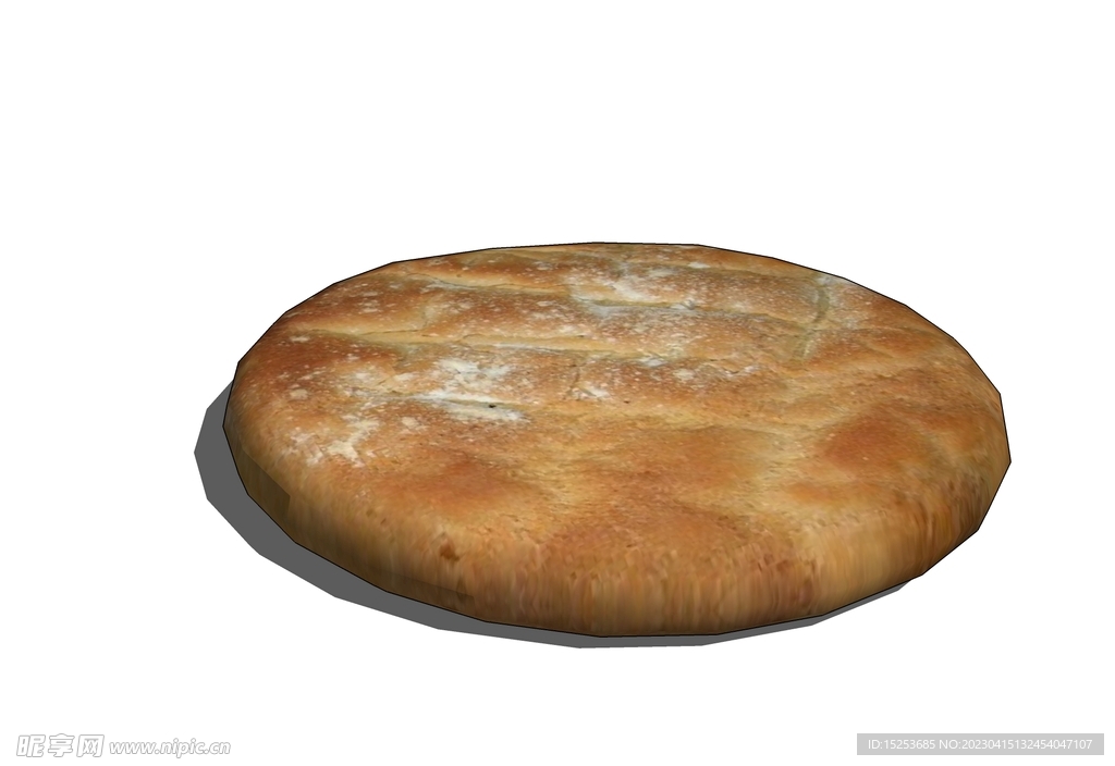 大饼烙饼囊食物型SKP草图大师