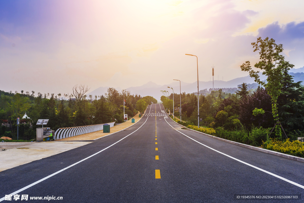 道路天际线