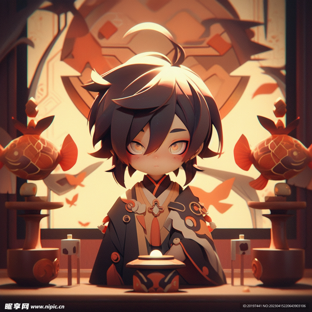 男孩
