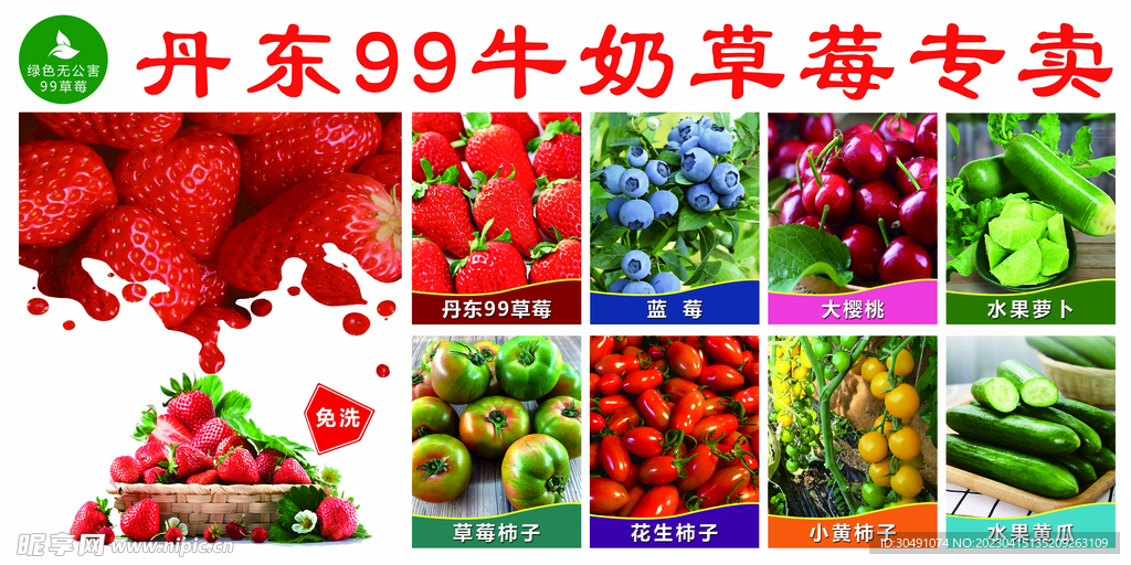 丹东草莓展板