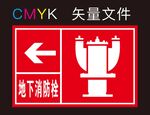地下消防栓标识牌