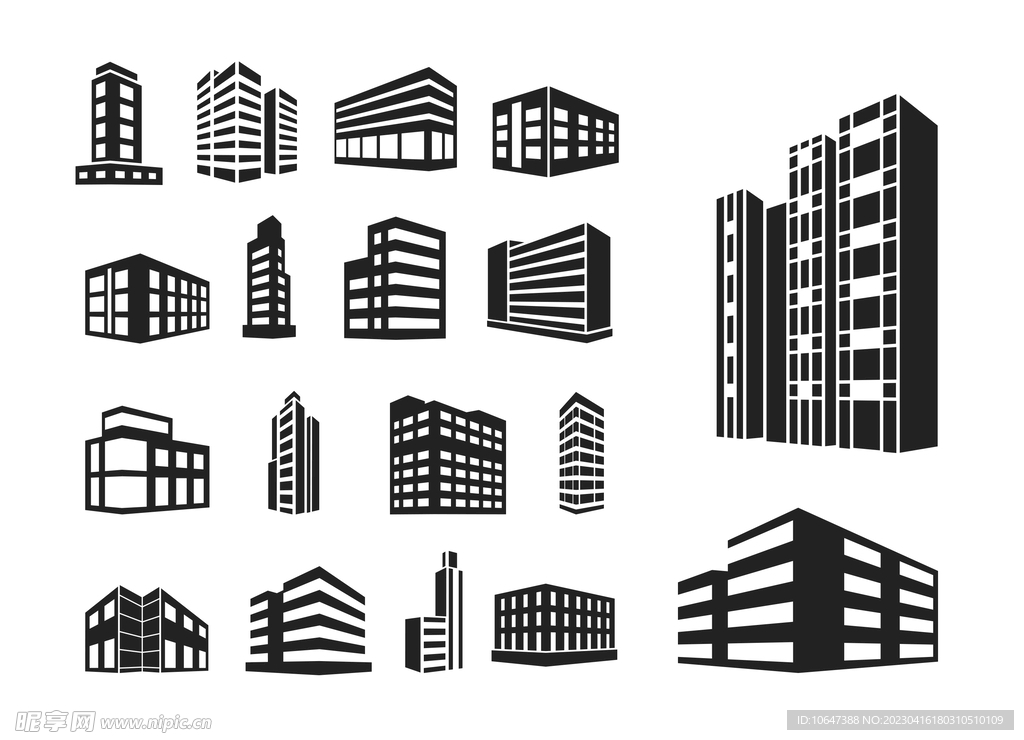 黑白建筑