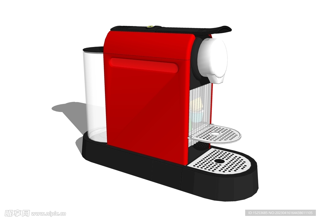小型饮水机热水机模型SKP