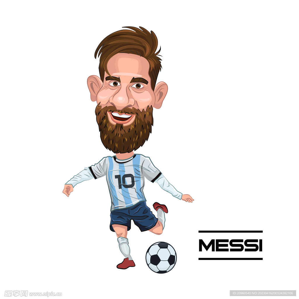 梅西Messi肖像|插画|艺术插画|shiwewe - 原创作品 - 站酷 (ZCOOL)
