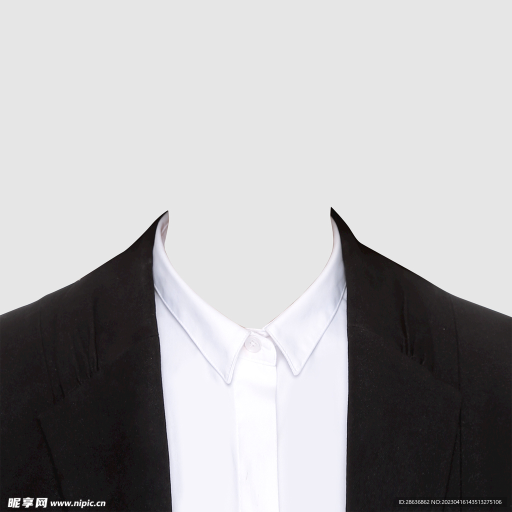 证件照男女装免抠