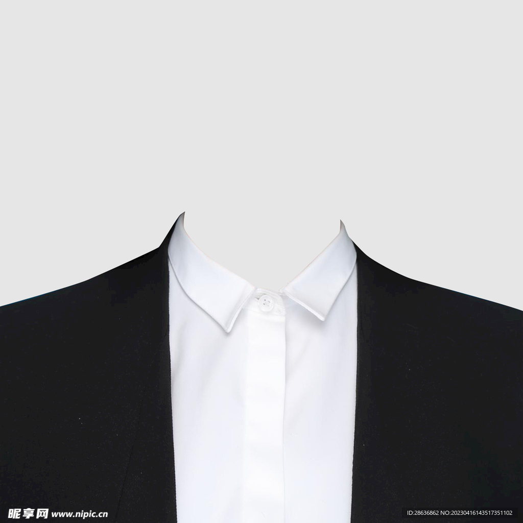证件照男女装免抠