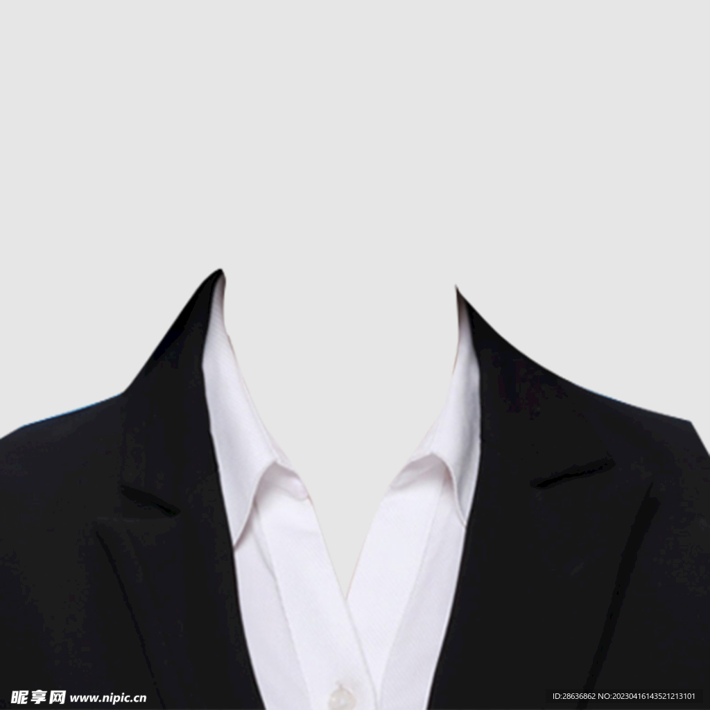 证件照男女装免抠
