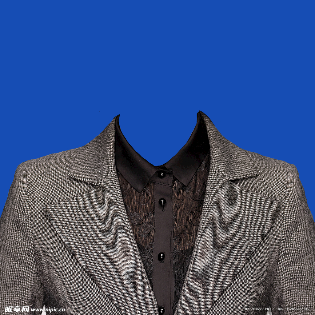 证件照男女装半身免抠