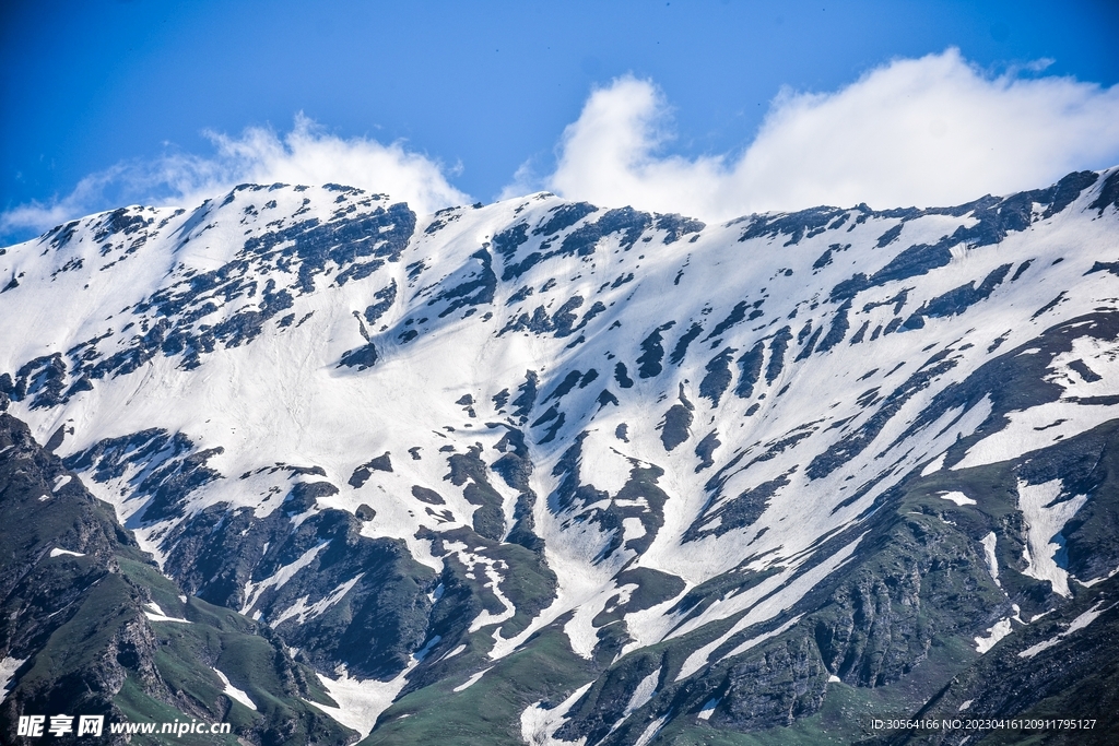 雪山山脉摄影图__自然风景_自然景观_摄影图库_昵图网