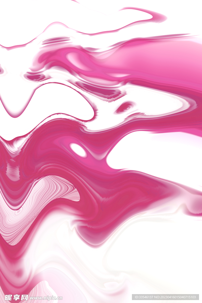 粉色中式水彩纹理
