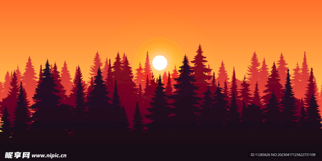 山林背景