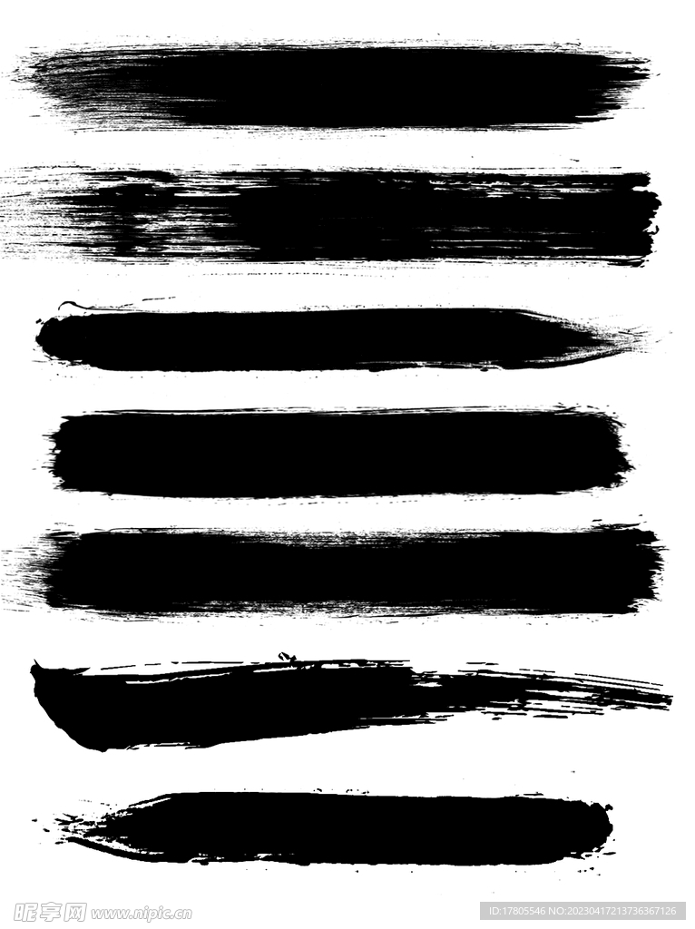 笔刷 毛笔  设计素材 溅墨 