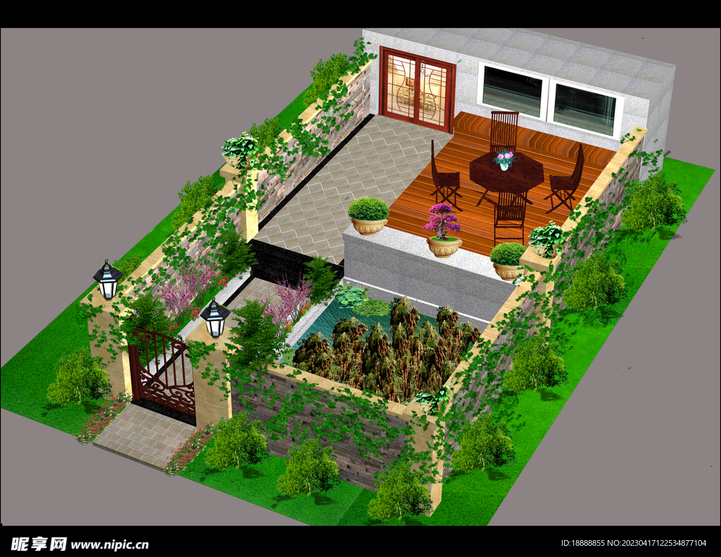 屋顶花园设计（二）|空间|景观设计|Kathmandu09 - 原创作品 - 站酷 (ZCOOL)