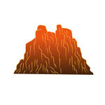  山 