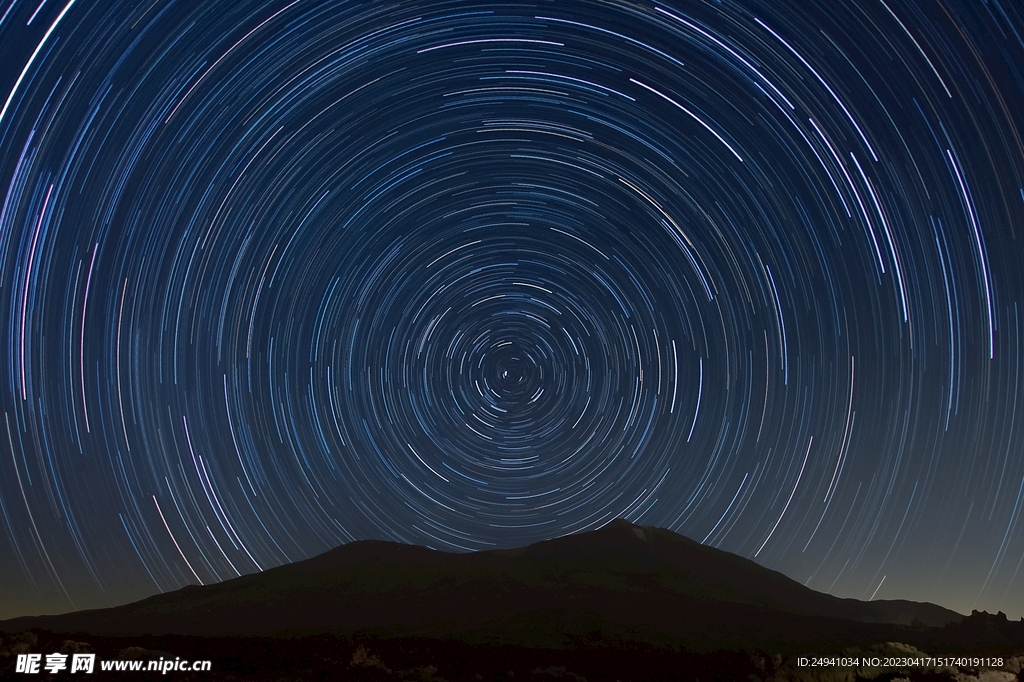 宇宙星空星云延时高清图片