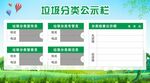 垃圾分类公示栏