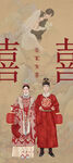 中式古典婚礼展架