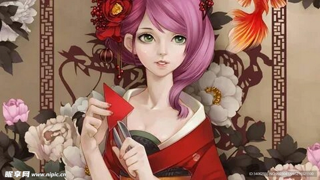 二次元风格图片素材