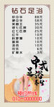 足浴菜单