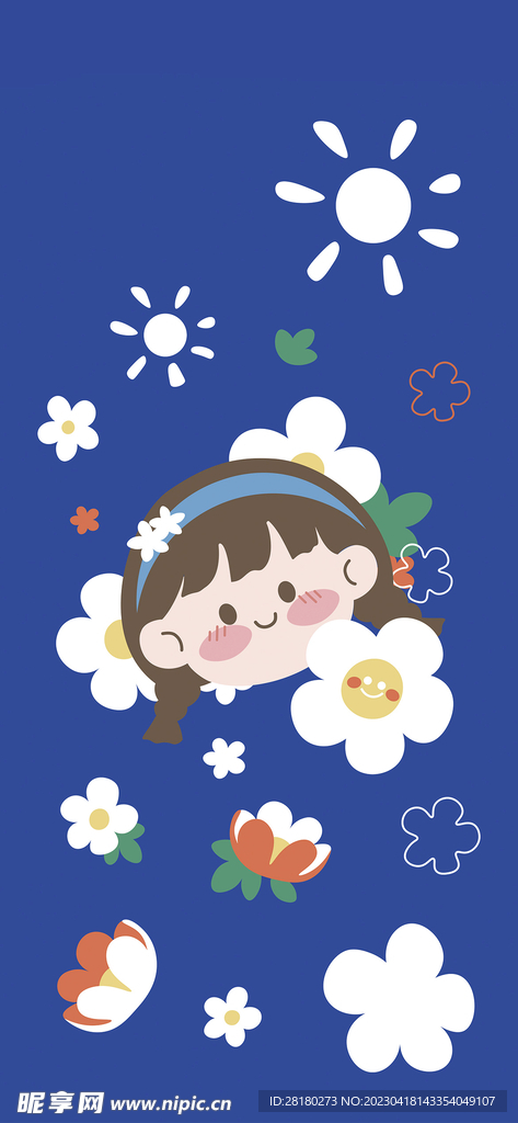 可爱手机印花