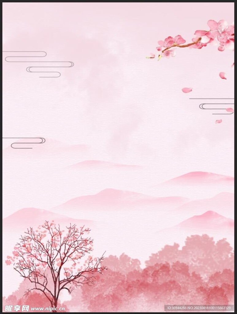 春天桃花