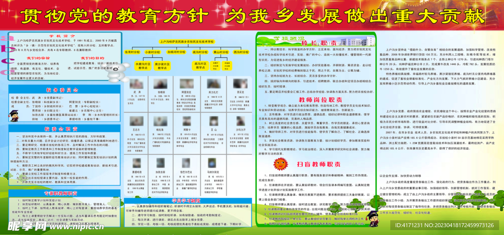 幼儿园展板 