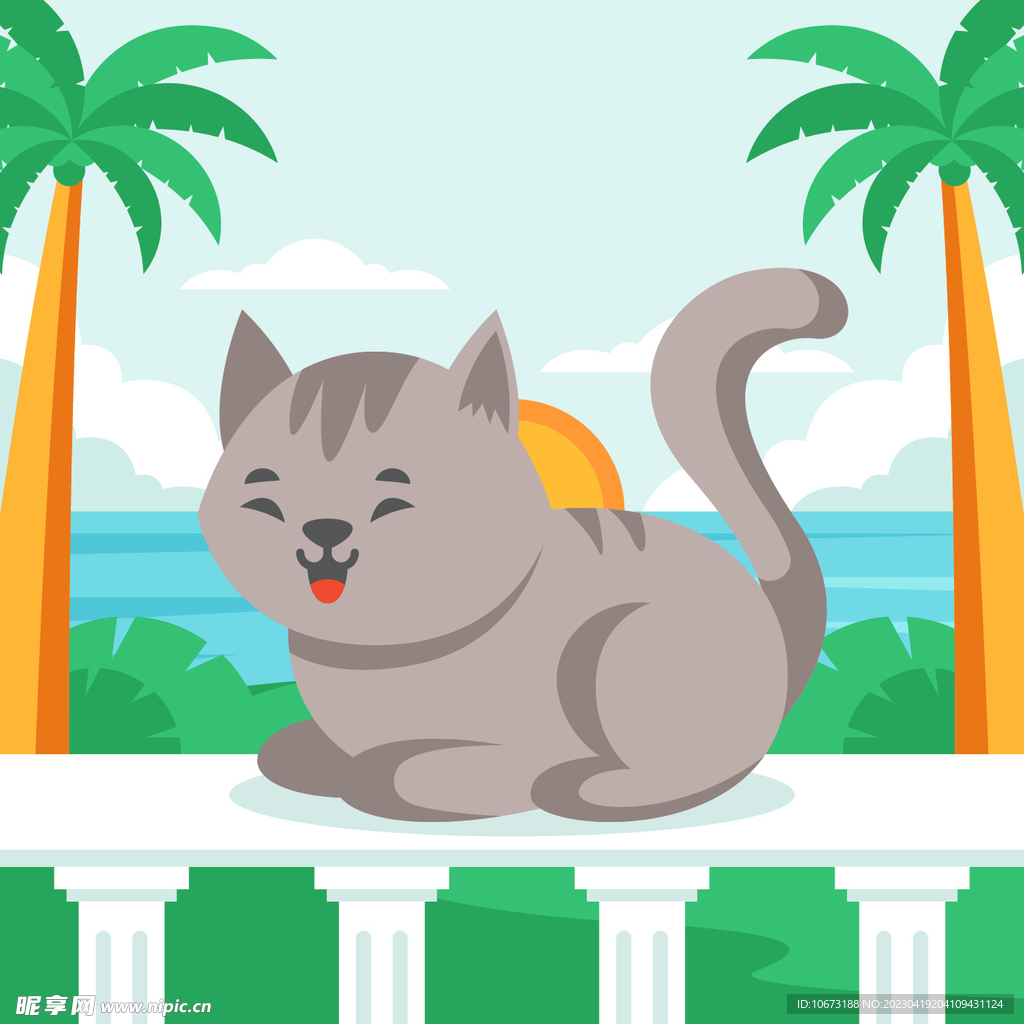 猫咪背景