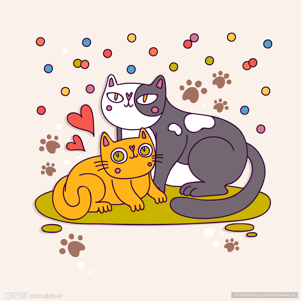猫咪背景