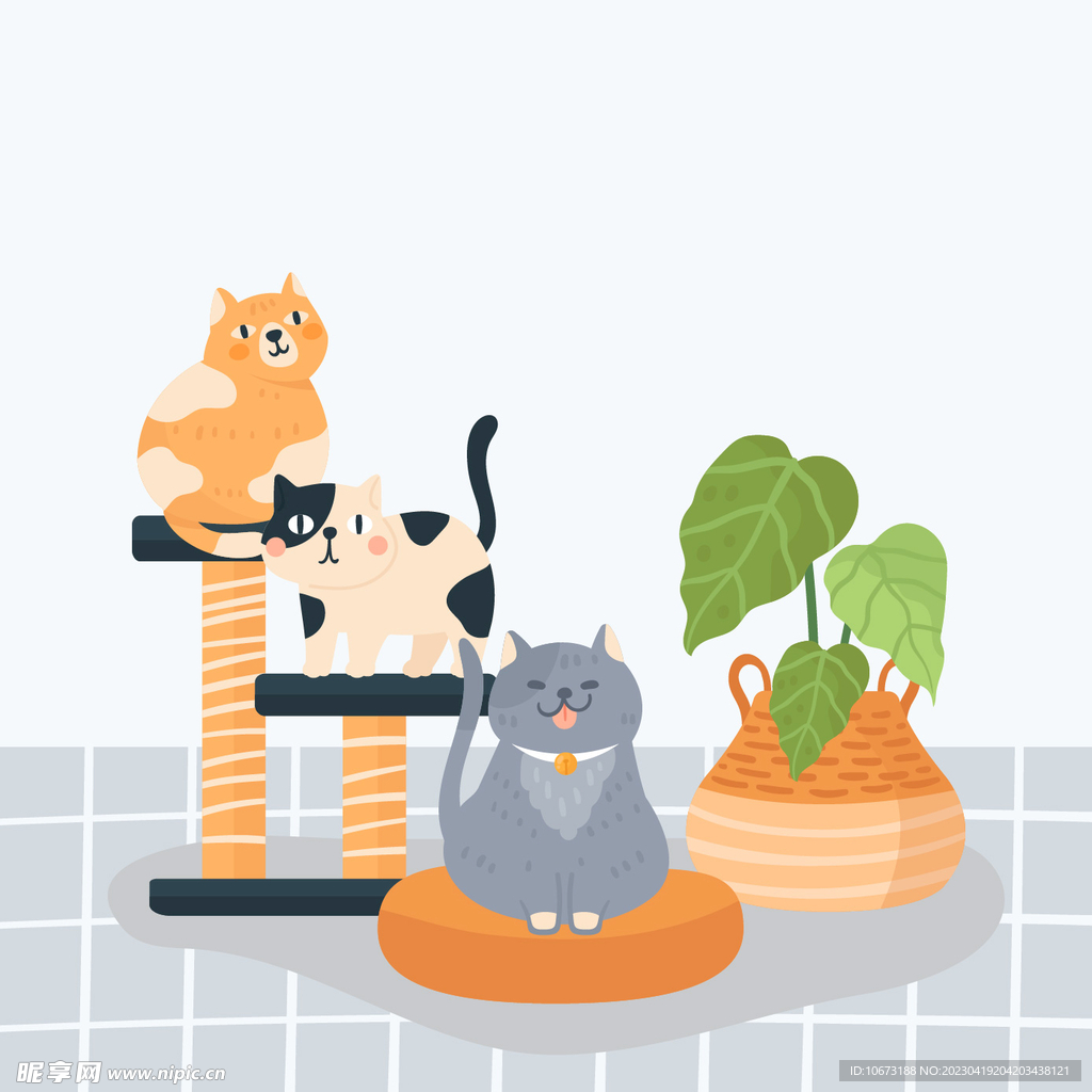 猫咪背景