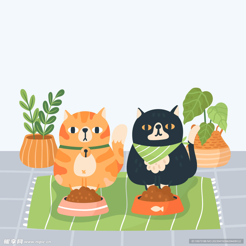 猫咪背景