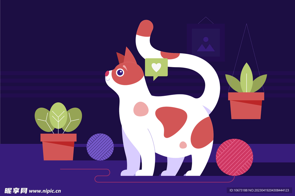 可爱猫猫背景设计图__广告设计_广告设计_设计图库_昵图网