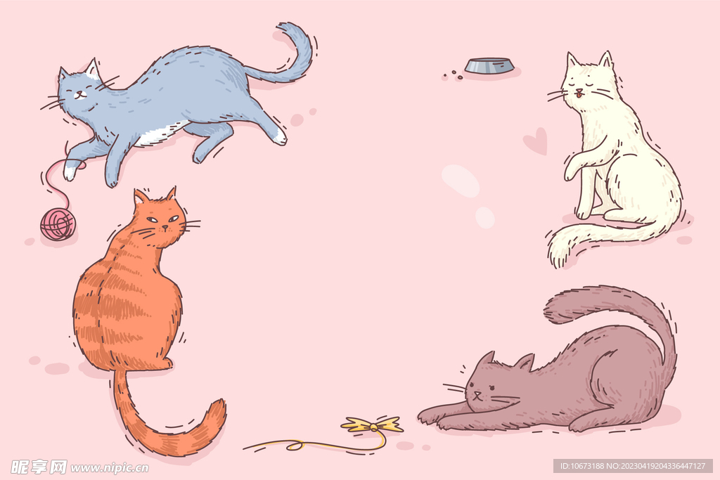猫咪背景