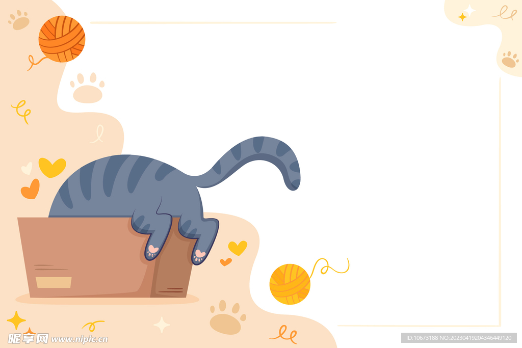 可爱猫猫背景