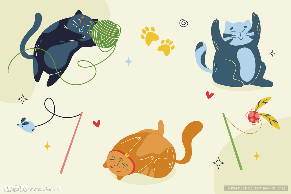 猫咪背景